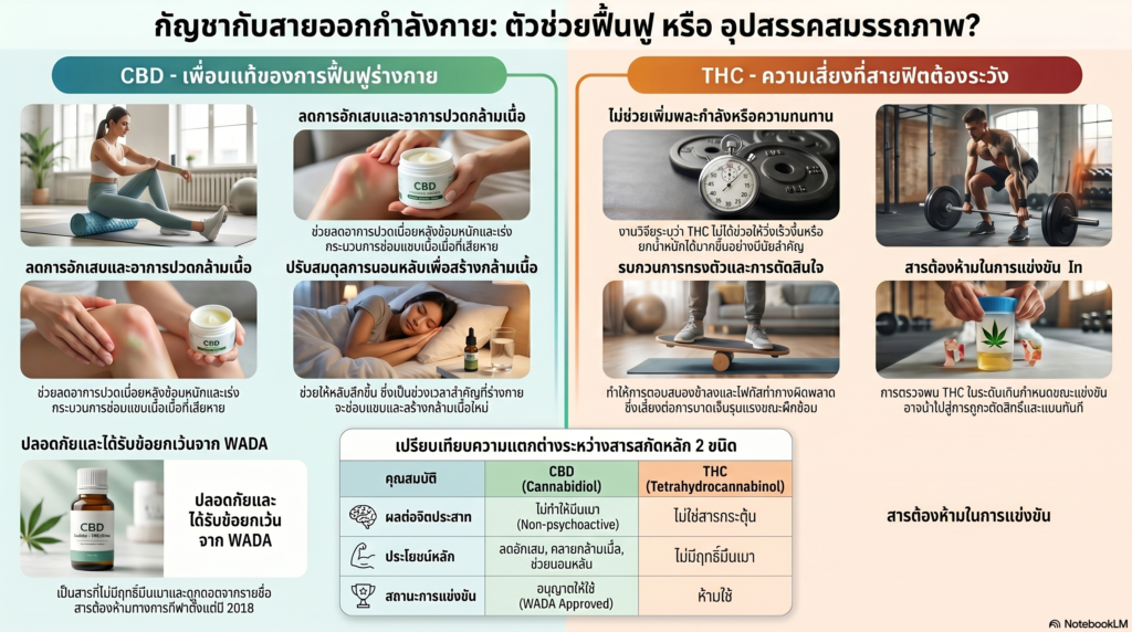 กัญชากับสายออกกำลังกาย