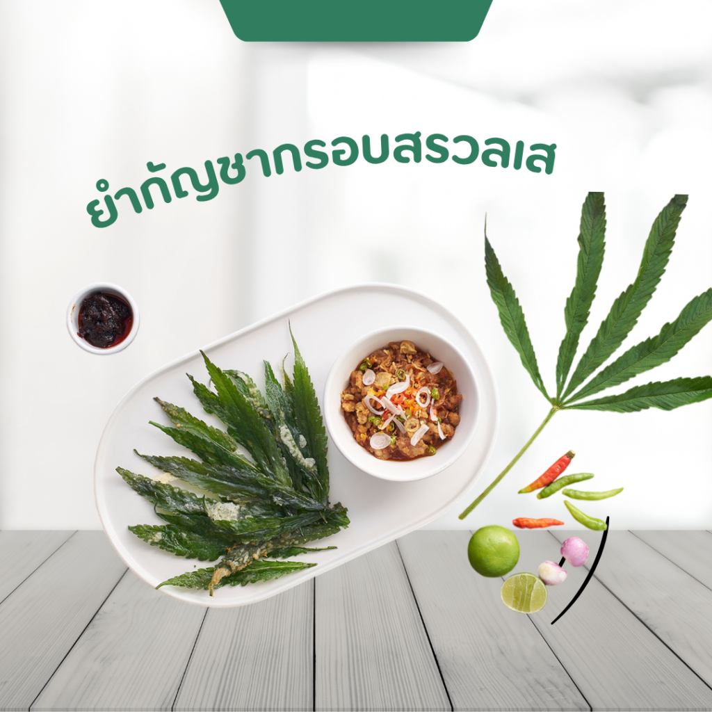 ยำกัญชากรอบสรวลเส (1)