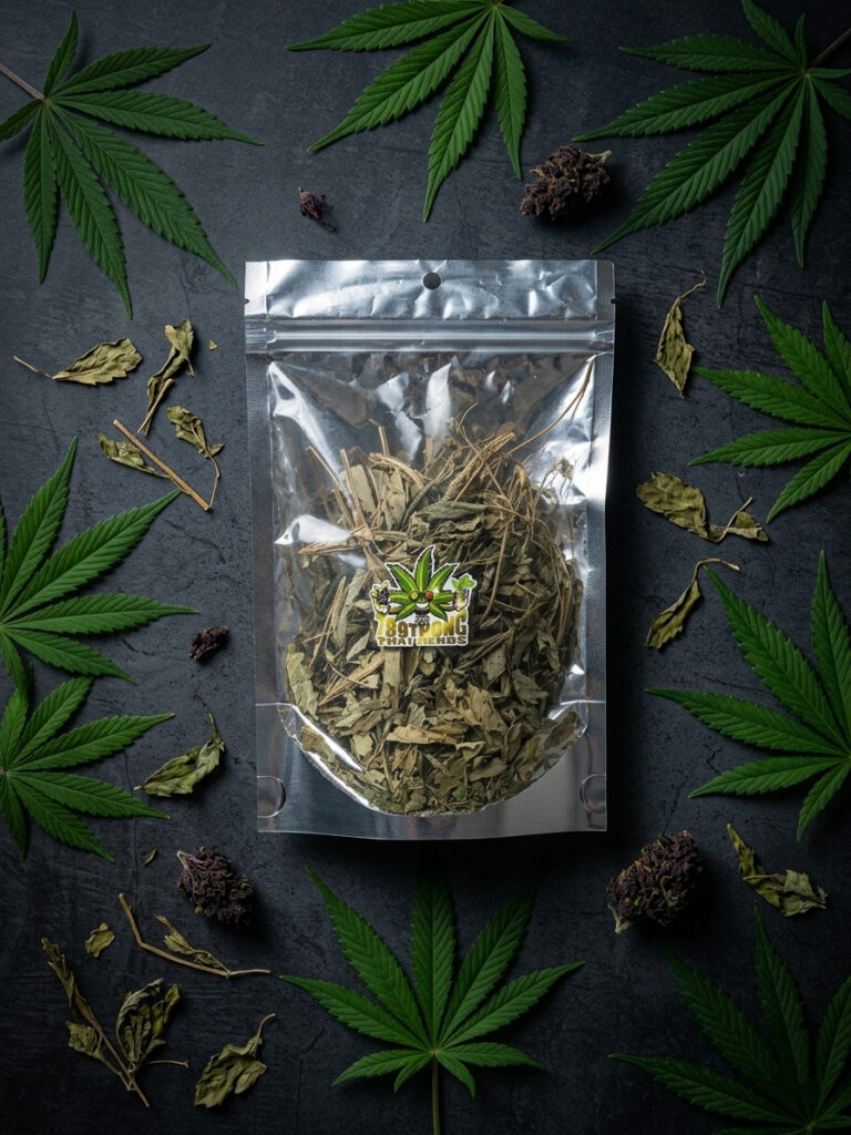 ใบชาอบแห้ง