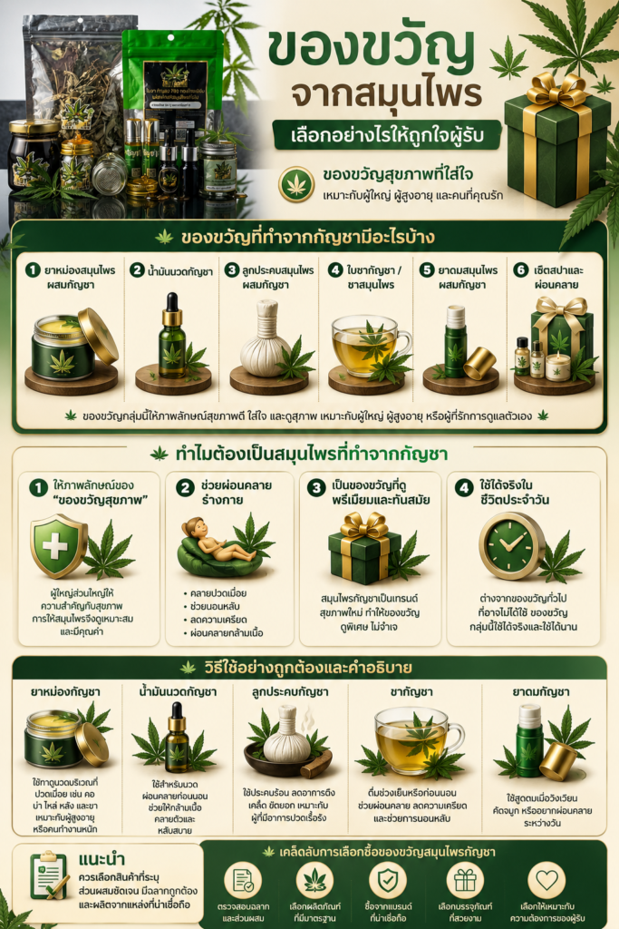 ของขวัญ จากสมุนไพร เลือกอย่างไรให้ถูกใจผู้รับ ของขวัญจากสมุนไพร
