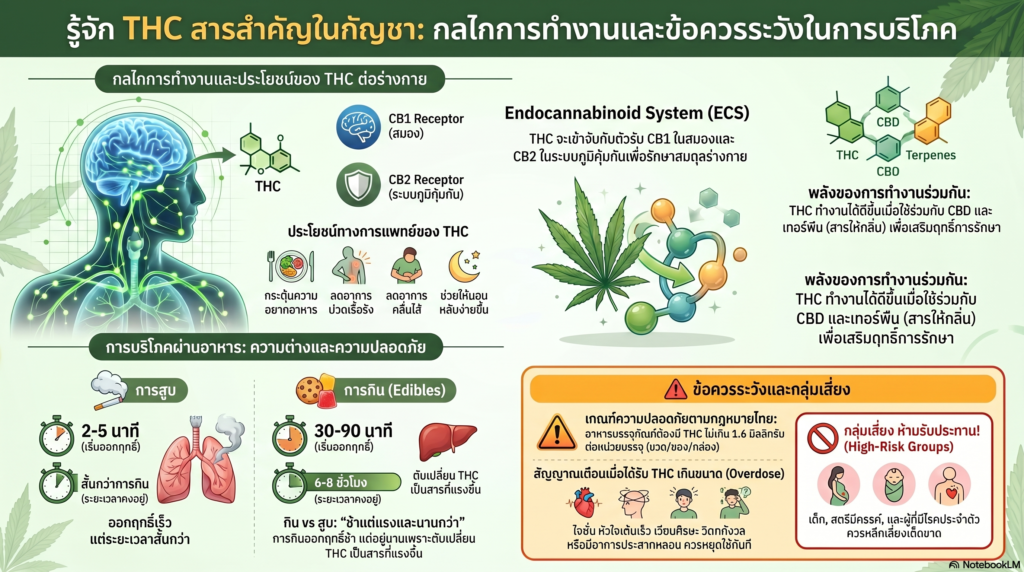 สารสำคัญในกัญชา สำคัญอย่างไร? สารสำคัญในกัญชา